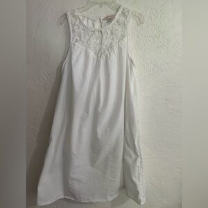 Knox Rose White Lace Yoke Dress Small‎